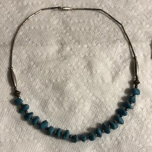 Chic Turquoise Beaded Necklace